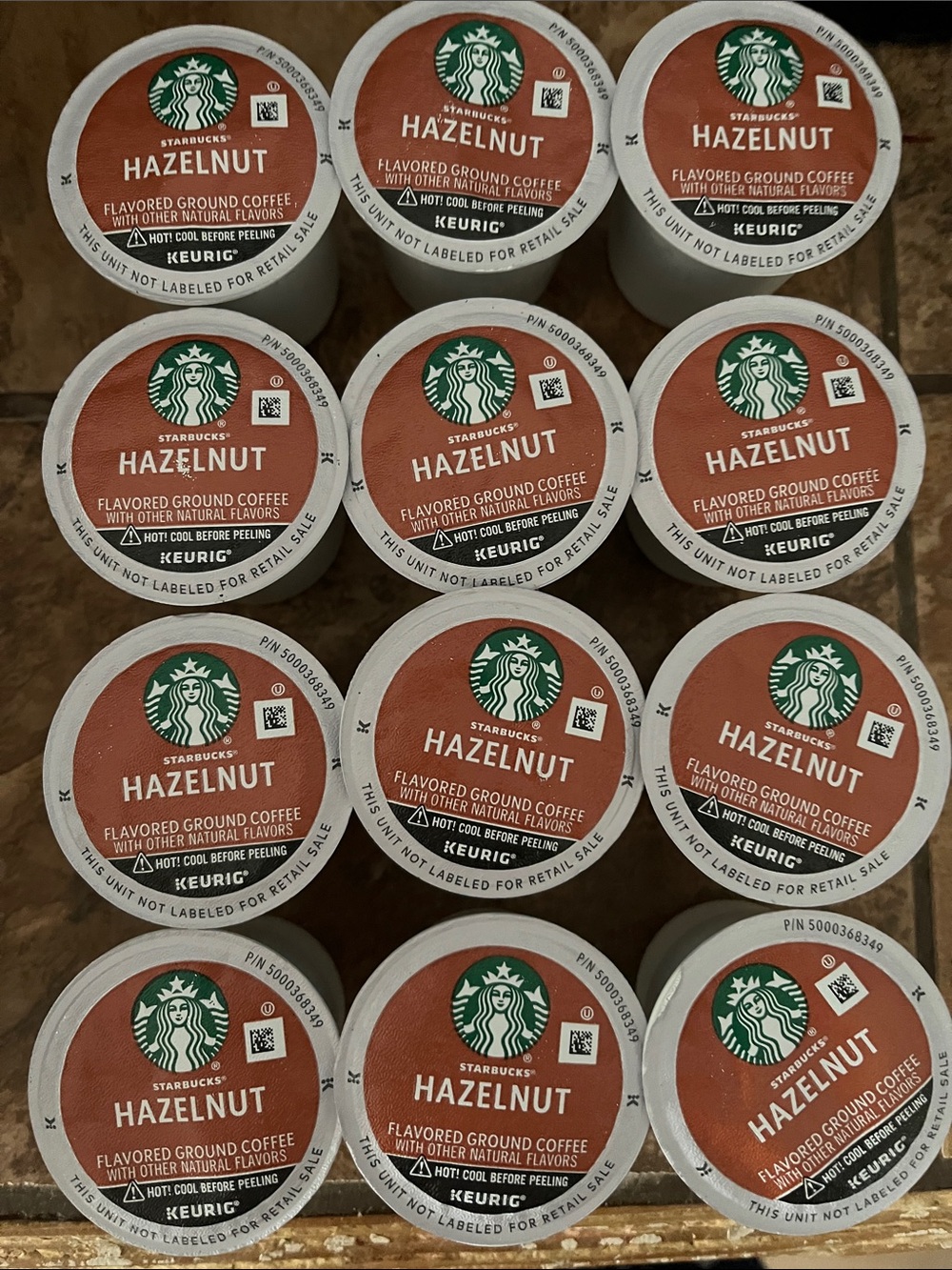 Starbucks Hazelnut KCup Ppds